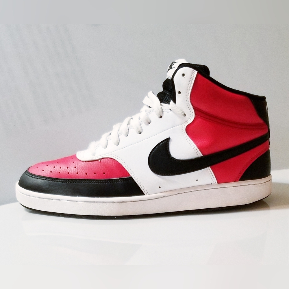 Nike Court Vision Mid ‘Satin Red’ DM1186-600 Size 12 Men's - Picture 5 of 10
